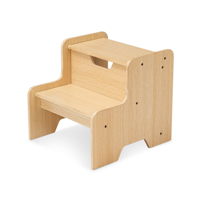 Wooden Step Stool - Natural Y0