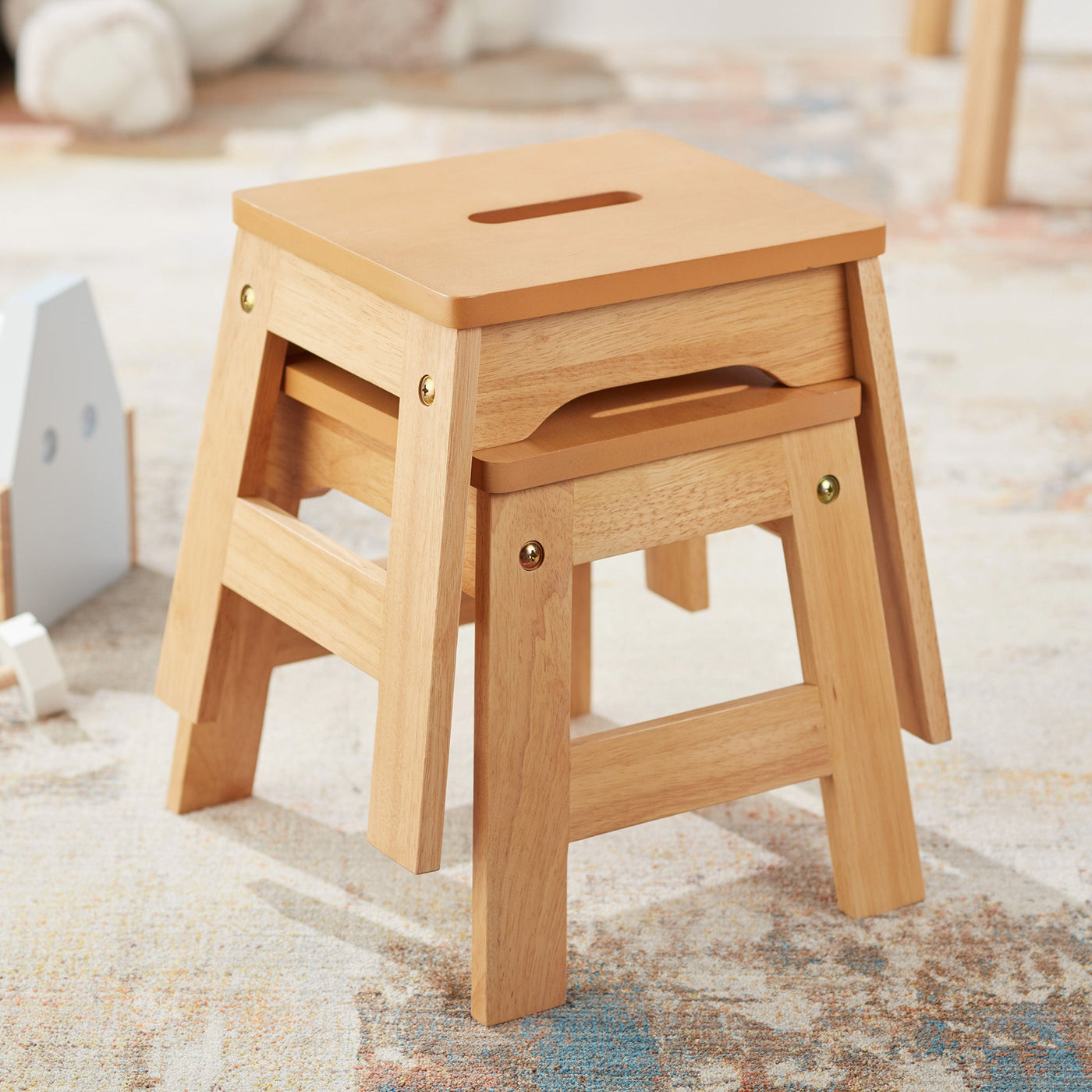 Wooden Stools – Set of 2 L1
