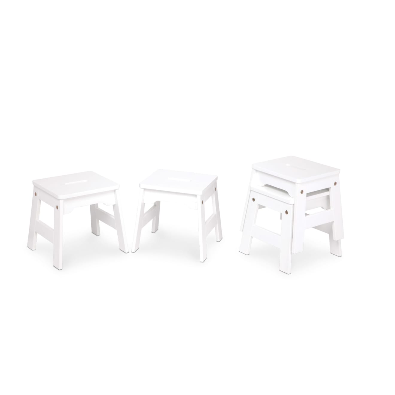 Wooden Stools – Set of 4 F7