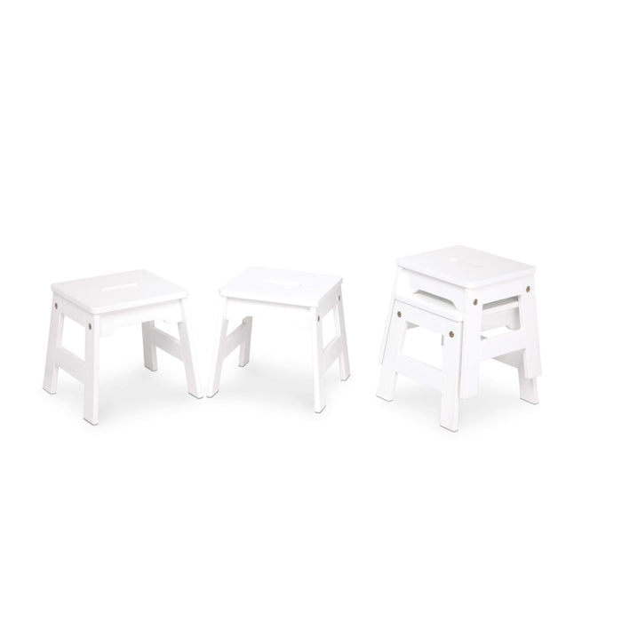 Wooden Stools – Set of 4 F7