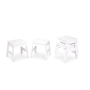 Wooden Stools – Set of 4 F7