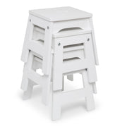 Wooden Stools – Set of 4 F7