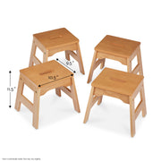 Wooden Stools – Set of 4 I5
