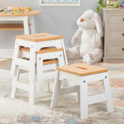 Wooden Stools – Set of 4 X7