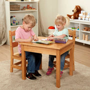 Wooden Table & Chairs - Natural K6