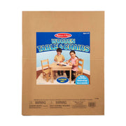 Wooden Table & Chairs - Natural K6