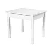 Wooden Table & Chairs - White G6
