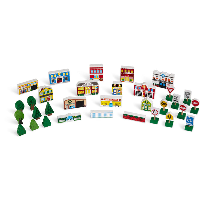 Wooden Town Play Set R7