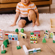 Wooden Town Play Set R7