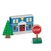 Wooden Town Play Set R7