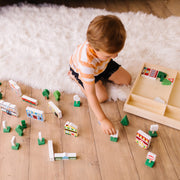 Wooden Town Play Set R7