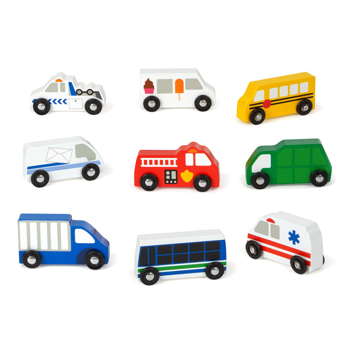 Wooden Town Vehicles Set H7