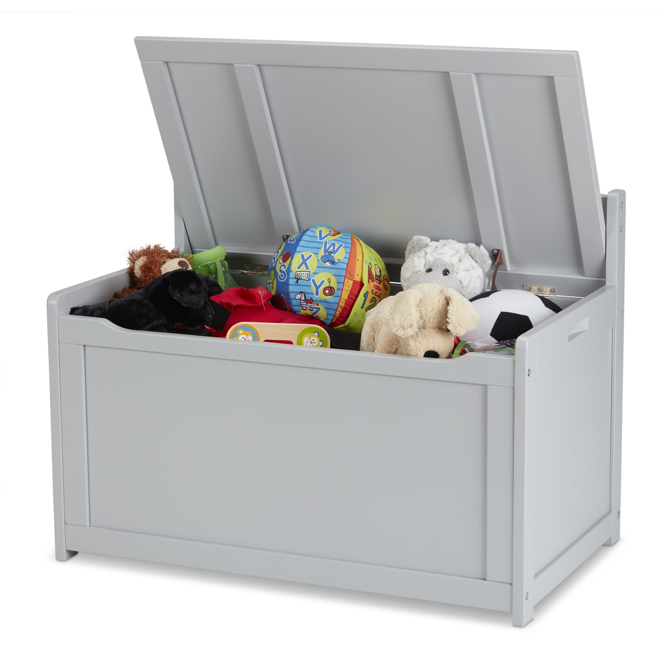 Wooden Toy Chest (Gray) O6