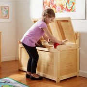 Wooden Toy Chest (Honey) U5