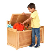 Wooden Toy Chest (Honey) U5