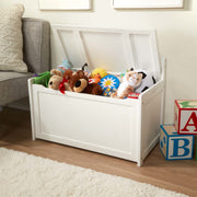Wooden Toy Chest (White) O8