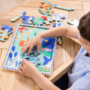 Wooden Underwater Gear Puzzle – 18 Pieces X3