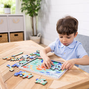 Wooden Underwater Gear Puzzle – 18 Pieces X3