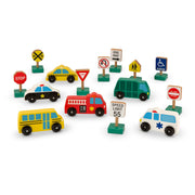 Wooden Vehicles and Traffic Signs C5