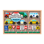 Wooden Vehicles and Traffic Signs C5