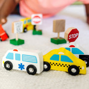 Wooden Vehicles and Traffic Signs C5