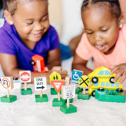 Wooden Vehicles and Traffic Signs C5