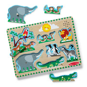 Zoo Animals Sound Puzzle - 8 Pieces P8