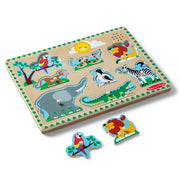 Zoo Animals Sound Puzzle - 8 Pieces P8