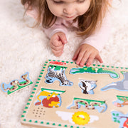 Zoo Animals Sound Puzzle - 8 Pieces P8