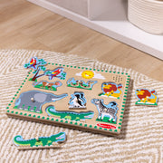 Zoo Animals Sound Puzzle - 8 Pieces P8